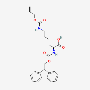 (2S)-2-(9H-fluoren-9-ylmethoxycarbonylamino)-6-(prop-2-enoxycarbonylamino)hexanoic acid CAS 146982-27-6