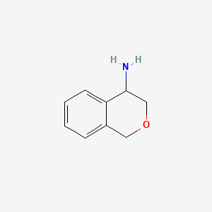 3,4-dihydro-1H-isochromen-4-amine CAS 147663-00-1