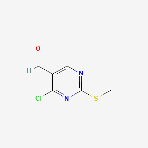 4-chloro-2-methylsulfanylpyrimidine-5-carbaldehyde CAS 148256-82-0