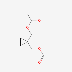 [1-(acetyloxymethyl)cyclopropyl]methyl acetate CAS 148420-14-8