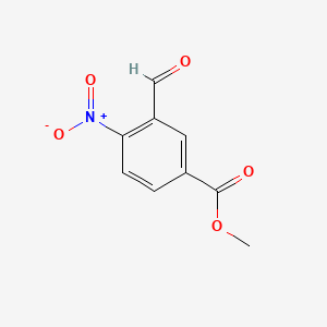 methyl 3-formyl-4-nitrobenzoate CAS 148625-35-8