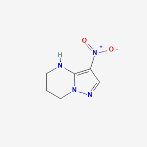 3-nitro-4,5,6,7-tetrahydropyrazolo[1,5-a]pyrimidine CAS 148777-84-8