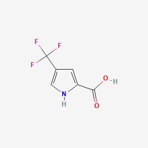 4-(trifluoromethyl)-1H-pyrrole-2-carboxylic acid CAS 149427-58-7