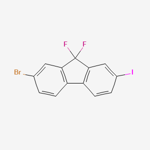 2-bromo-9,9-difluoro-7-iodofluorene CAS 1499193-60-0