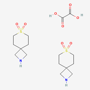 bis(7lambda6-thia-2-azaspiro[3.5]nonane 7,7-dioxide);oxalic acid CAS 1501856-47-8