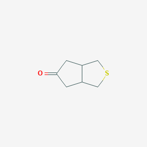 1,3,3a,4,6,6a-hexahydrocyclopenta[c]thiophen-5-one CAS 1508068-71-0