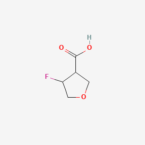 4-fluorooxolane-3-carboxylic acid CAS 1510160-17-4