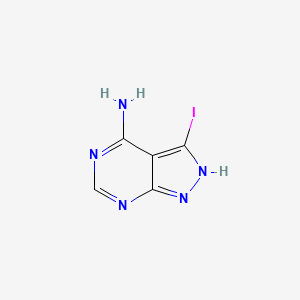 3-iodo-2H-pyrazolo[3,4-d]pyrimidin-4-amine CAS 151266-23-8