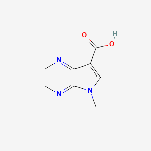 5-methylpyrrolo[2,3-b]pyrazine-7-carboxylic acid CAS 1522530-72-8