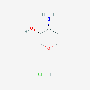 (3R,4R)-4-aminooxan-3-ol;hydrochloride CAS 1523530-38-2
