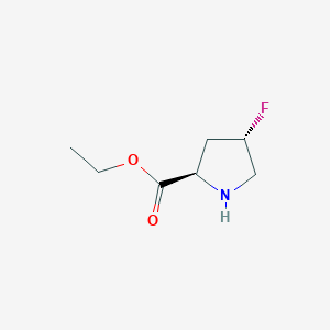 ethyl (2R,4S)-4-fluoropyrrolidine-2-carboxylate CAS 1523530-67-7