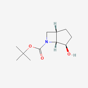 tert-butyl (1S,4R,5R)-4-hydroxy-6-azabicyclo[3.2.0]heptane-6-carboxylate CAS 1523530-69-9