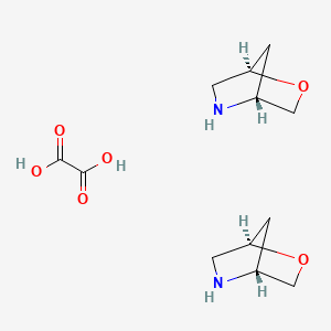 bis((1R,4R)-2-oxa-5-azabicyclo[2.2.1]heptane);oxalic acid CAS 1523530-74-6