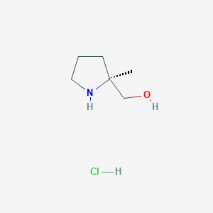 [(2S)-2-methylpyrrolidin-2-yl]methanol;hydrochloride CAS 1523541-78-7
