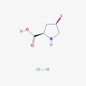 (2R,4R)-4-fluoropyrrolidine-2-carboxylic acid;hydrochloride CAS 1523541-82-3
