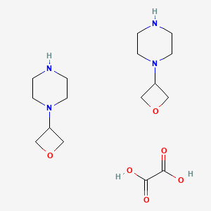 oxalic acid;bis(1-(oxetan-3-yl)piperazine) CAS 1523571-19-8