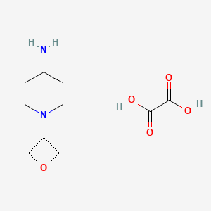 oxalic acid;1-(oxetan-3-yl)piperidin-4-amine CAS 1523571-88-1