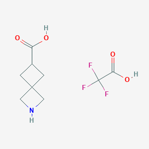 2-azaspiro[3.3]heptane-6-carboxylic acid;2,2,2-trifluoroacetic acid CAS 1523572-02-2