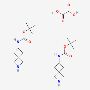 bis(tert-butyl N-(2-azaspiro[3.3]heptan-6-yl)carbamate);oxalic acid CAS 1523572-07-7