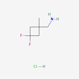 (3,3-difluoro-1-methylcyclobutyl)methanamine;hydrochloride CAS 1523606-30-5