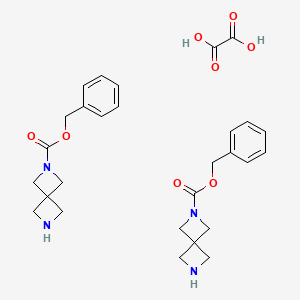 bis(benzyl 2,6-diazaspiro[3.3]heptane-2-carboxylate);oxalic acid CAS 1523606-36-1