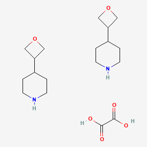 oxalic acid;bis(4-(oxetan-3-yl)piperidine) CAS 1523606-46-3