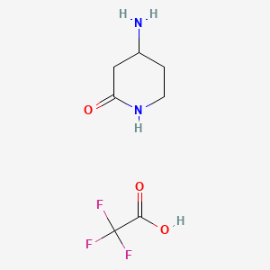 4-aminopiperidin-2-one;2,2,2-trifluoroacetic acid CAS 1523618-06-5