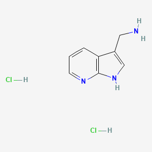 1H-pyrrolo[2,3-b]pyridin-3-ylmethanamine;dihydrochloride CAS 1523618-08-7