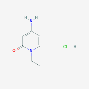 4-amino-1-ethylpyridin-2-one;hydrochloride CAS 1523618-09-8