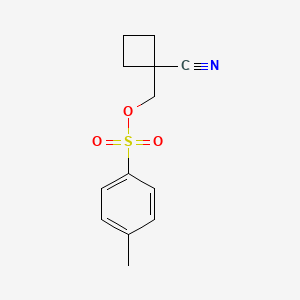 (1-cyanocyclobutyl)methyl 4-methylbenzenesulfonate CAS 1523618-15-6
