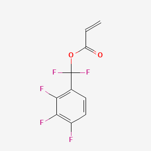 [difluoro-(2,3,4-trifluorophenyl)methyl] prop-2-enoate CAS 153614-61-0