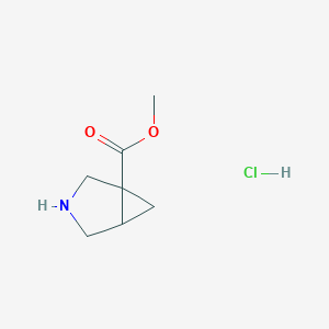 methyl 3-azabicyclo[3.1.0]hexane-1-carboxylate;hydrochloride CAS 1536392-01-4