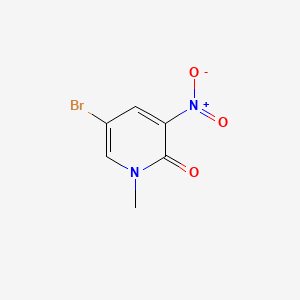 5-bromo-1-methyl-3-nitropyridin-2-one CAS 153888-45-0