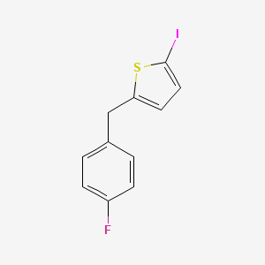 2-[(4-fluorophenyl)methyl]-5-iodothiophene CAS 154355-88-1