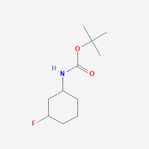 tert-butyl N-(3-fluorocyclohexyl)carbamate CAS 1546332-14-2