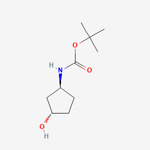 tert-butyl N-[(1S,3S)-3-hydroxycyclopentyl]carbamate CAS 154737-89-0