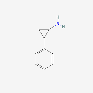2-phenylcyclopropan-1-amine CAS 155-09-9