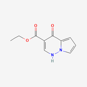 ethyl 4-oxo-1H-pyrrolo[1,2-b]pyridazine-3-carboxylate CAS 156335-37-4