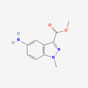 methyl 5-amino-1-methylindazole-3-carboxylate CAS 1566649-43-1