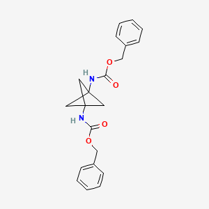 benzyl N-[3-(phenylmethoxycarbonylamino)-1-bicyclo[1.1.1]pentanyl]carbamate CAS 1566649-44-2
