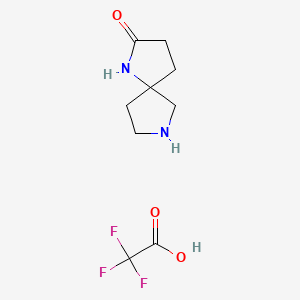 1,7-diazaspiro[4.4]nonan-2-one;2,2,2-trifluoroacetic acid CAS 1566649-47-5