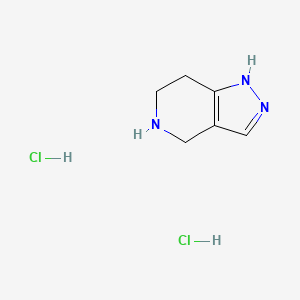 4,5,6,7-tetrahydro-1H-pyrazolo[4,5-c]pyridine;dihydrochloride CAS 157327-44-1