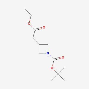 tert-butyl 3-(2-ethoxy-2-oxoethyl)azetidine-1-carboxylate CAS 158602-35-8