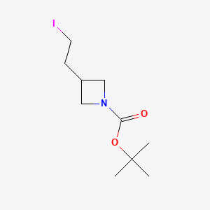 tert-butyl 3-(2-iodoethyl)azetidine-1-carboxylate CAS 158602-36-9