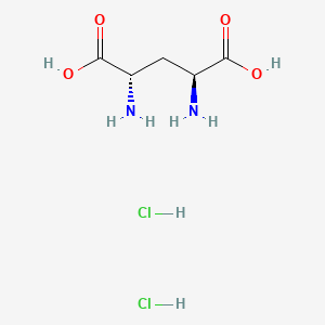 (2S,4S)-2,4-diaminopentanedioic acid;dihydrochloride CAS 159206-44-7