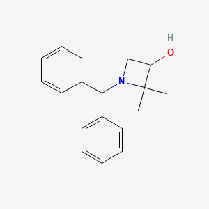 1-benzhydryl-2,2-dimethylazetidin-3-ol CAS 159556-73-7