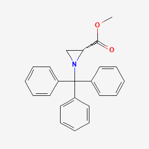methyl (2R)-1-tritylaziridine-2-carboxylate CAS 160233-42-1