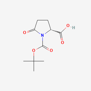 (2R)-1-[(2-methylpropan-2-yl)oxycarbonyl]-5-oxopyrrolidine-2-carboxylic acid CAS 160347-90-0