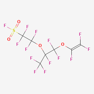 1,1,2,2-tetrafluoro-2-[1,1,1,2,3,3-hexafluoro-3-(1,2,2-trifluoroethenoxy)propan-2-yl]oxyethanesulfonyl fluoride CAS 16090-14-5