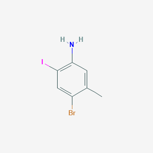 4-bromo-2-iodo-5-methylaniline CAS 1609264-62-1